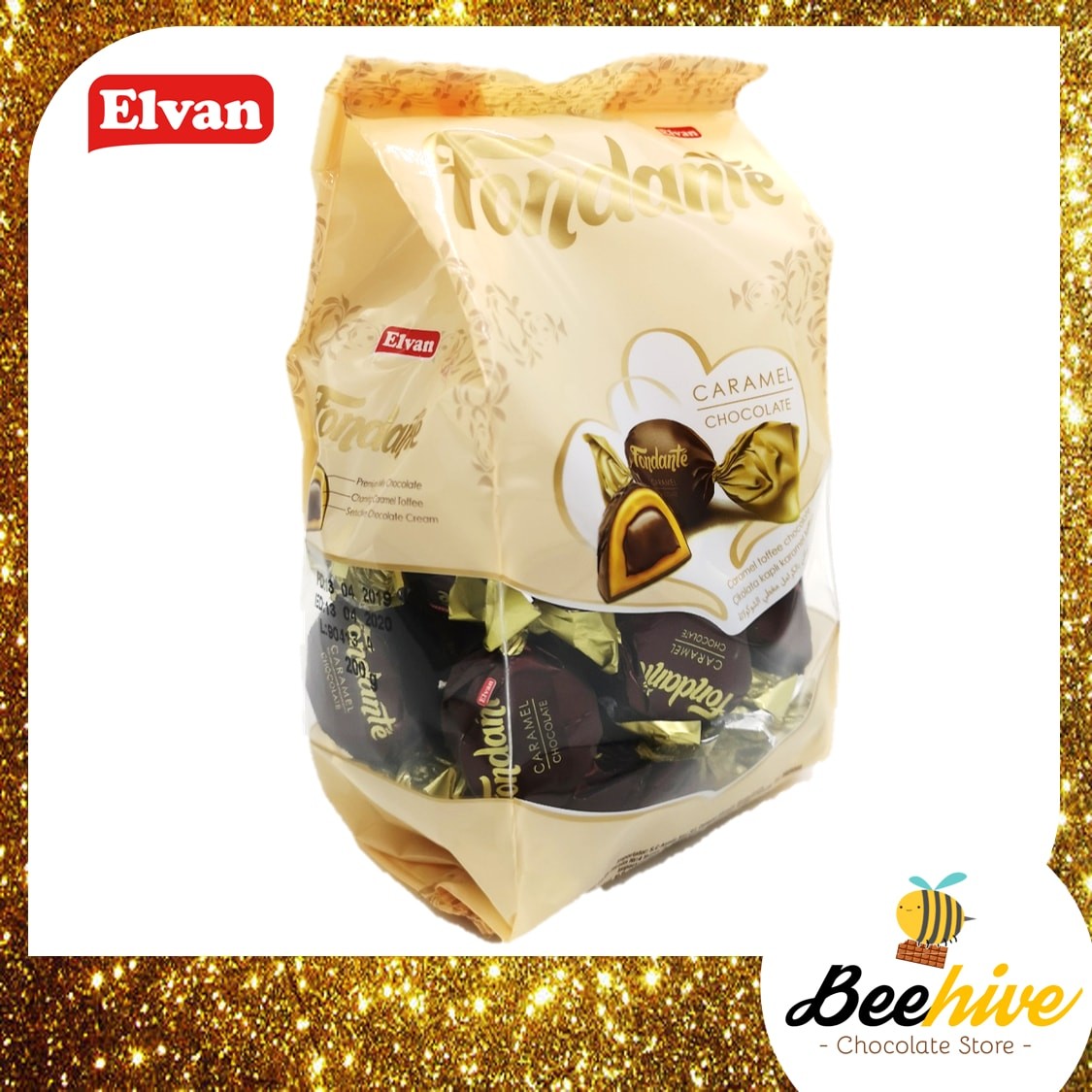 Elvan Fondante Caramel Chocolate 200g