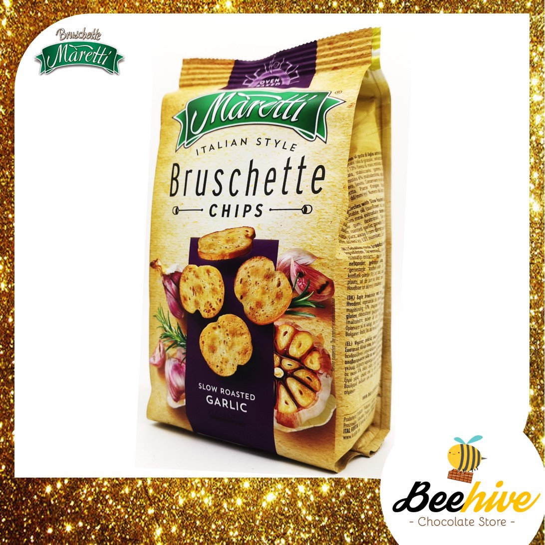 Maretti Bruschete Chips Slow Roasted Garlic 70g